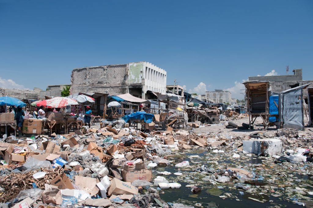 Port-au-Prince, Haiti, after an earthquake