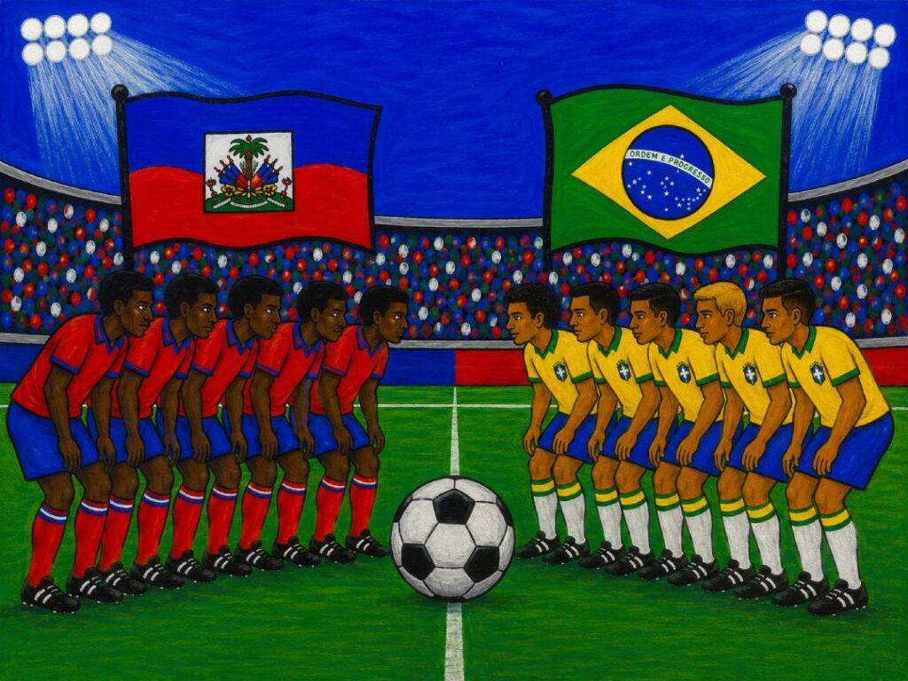 Haitians vs Brazilians soccer teams